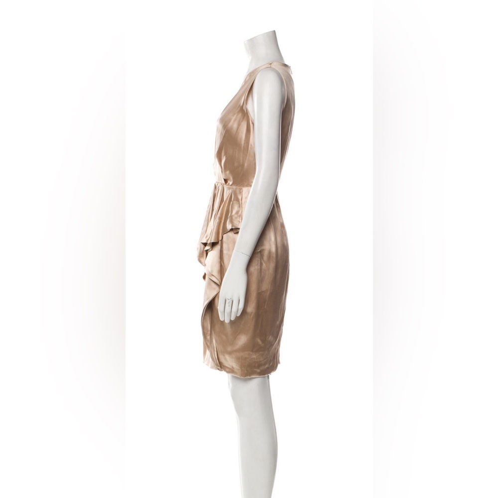 Moschino Silk V-Neck Mini Dress Sz M - Picture 2 of 3